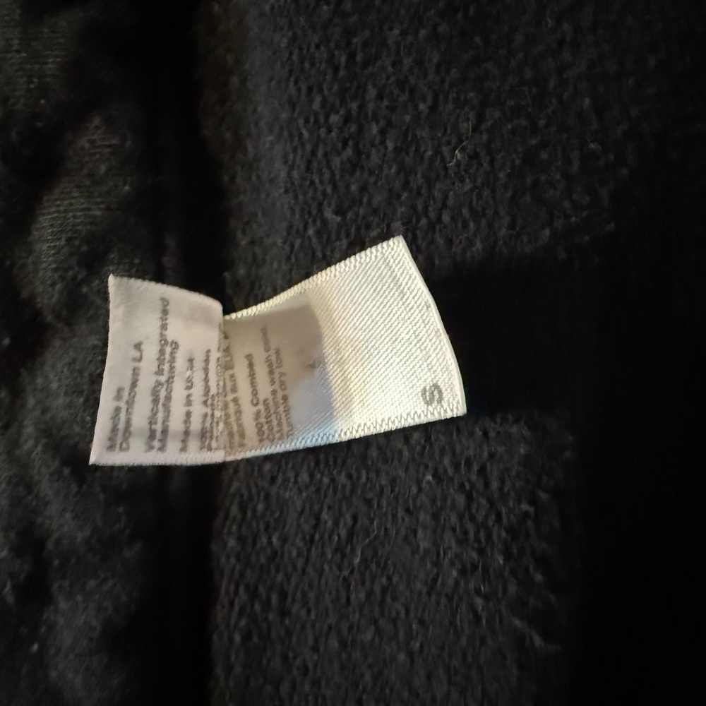 Black Zip-Up Hoodie with Patches - Picture 4 of 4